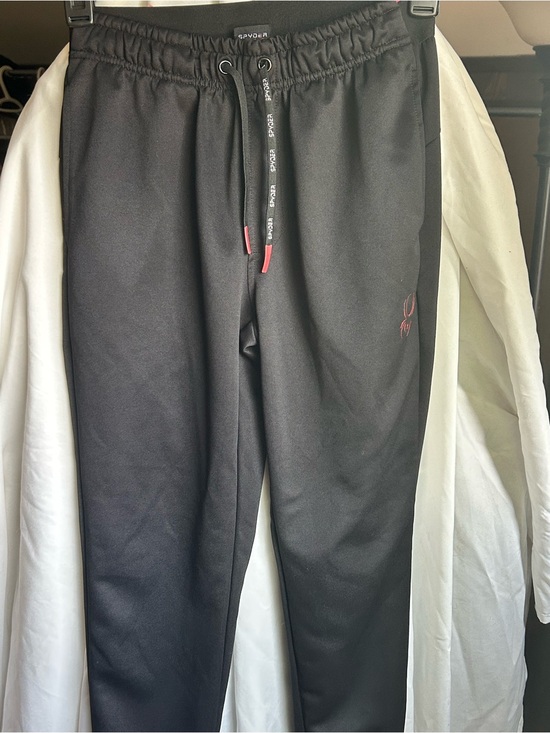 Spyder Other - Spyder Black Jogger Sweatpants with Red Accent
